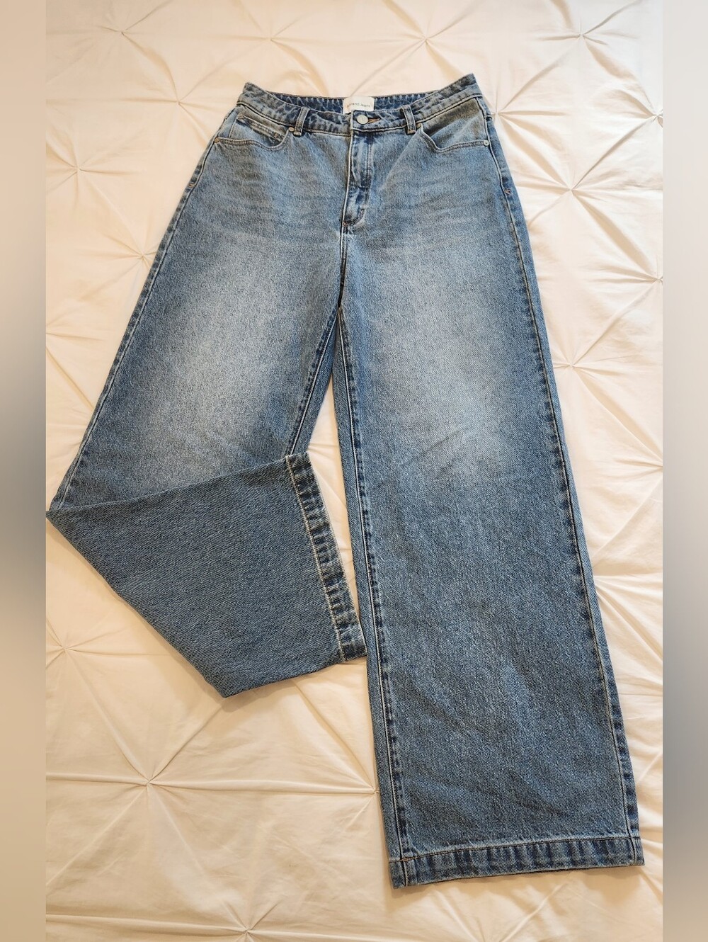 Abrand High Rise Wide Leg Jeans Size 29